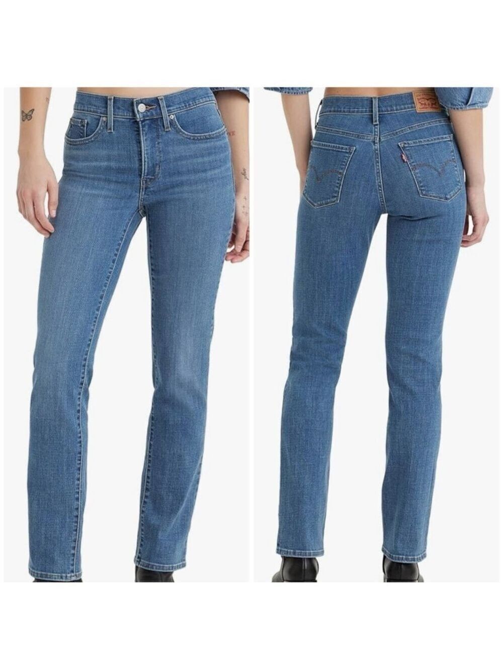 Levi's Blue Straight Leg Jeans Classic Style